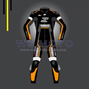 Yamaha Motorcycle Leather  suit for racing